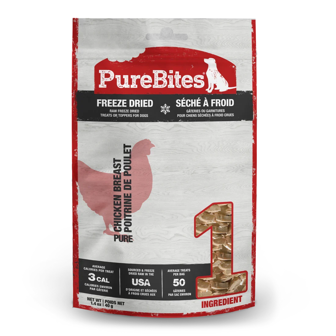 Pure Bites Chicken Freeze Dried Dog Treats