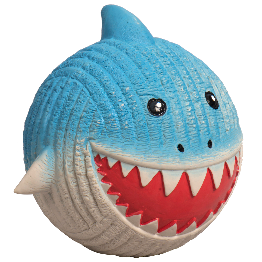 Finn the Shark Ruff-Tex® Latex Ball Dog Toy, Large