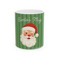 Santa's Mug Ceramic Coffee Cup — Christmas Holiday Gift (11oz & 15oz)