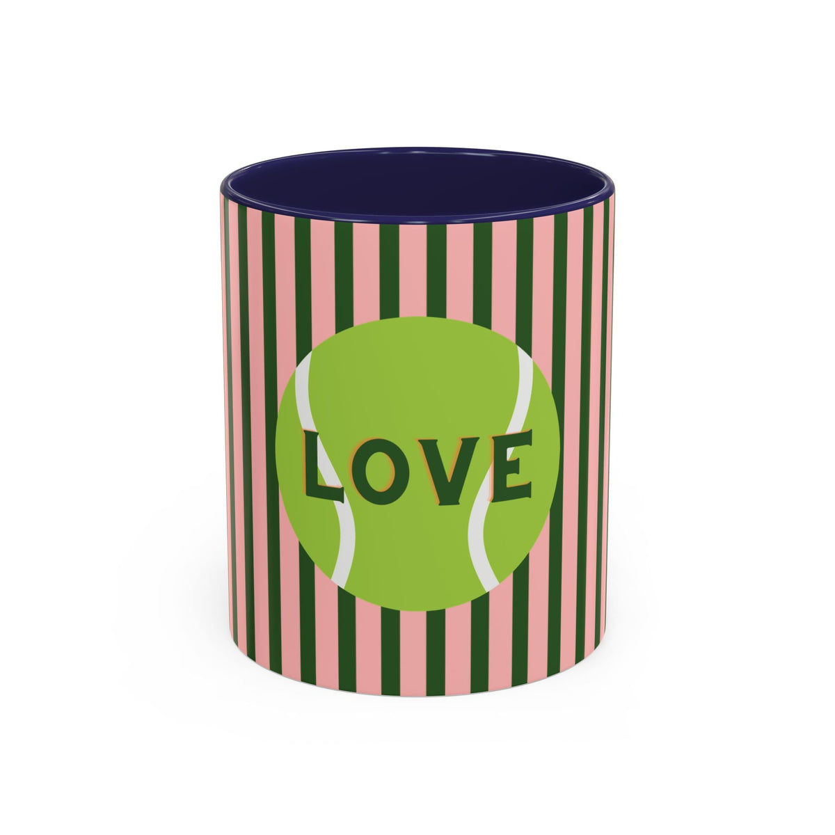 Tennis Love Coffee Mug, PINK — Tennis Ball Coffee Cup