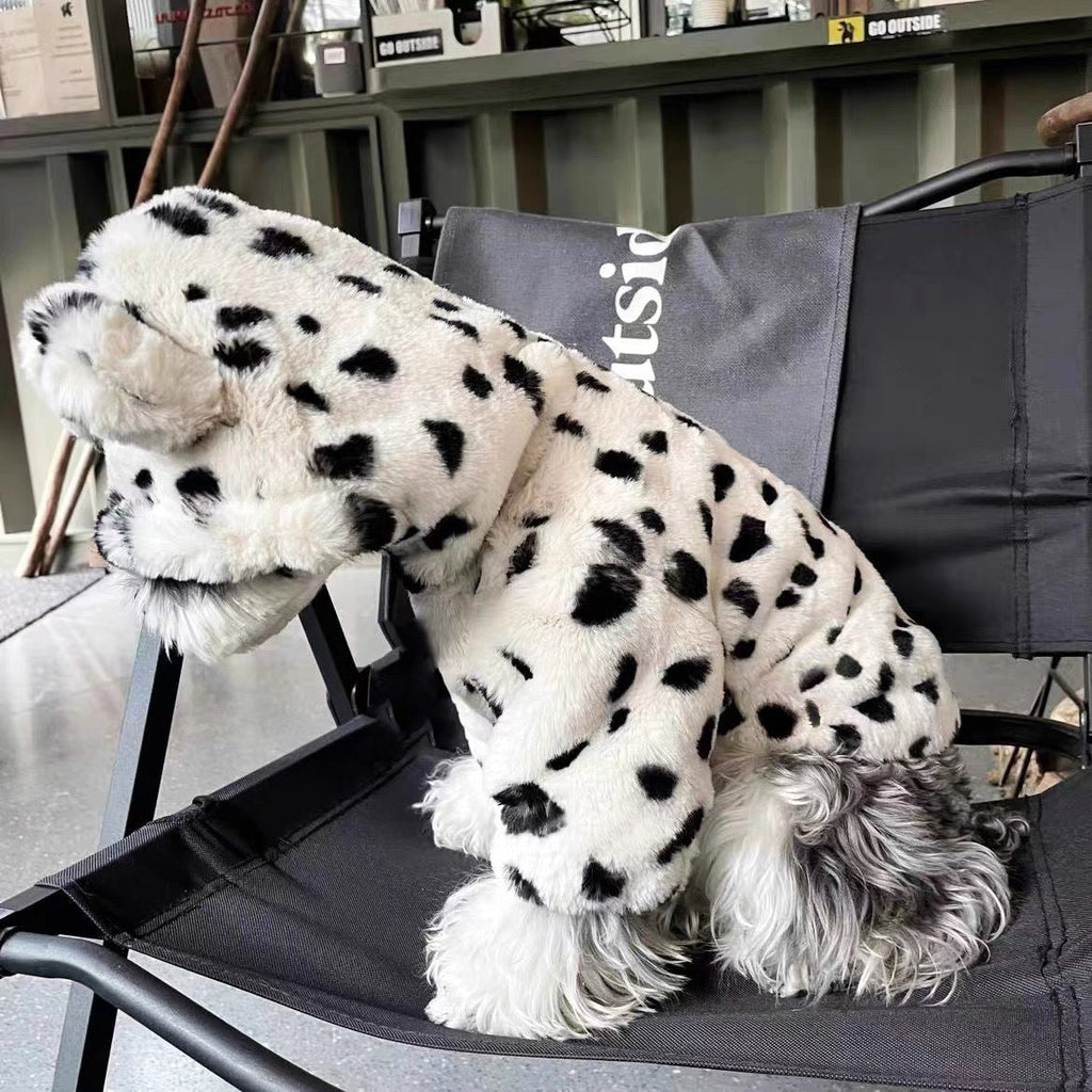 Dog Clothing Thickened Warm Fur Coat