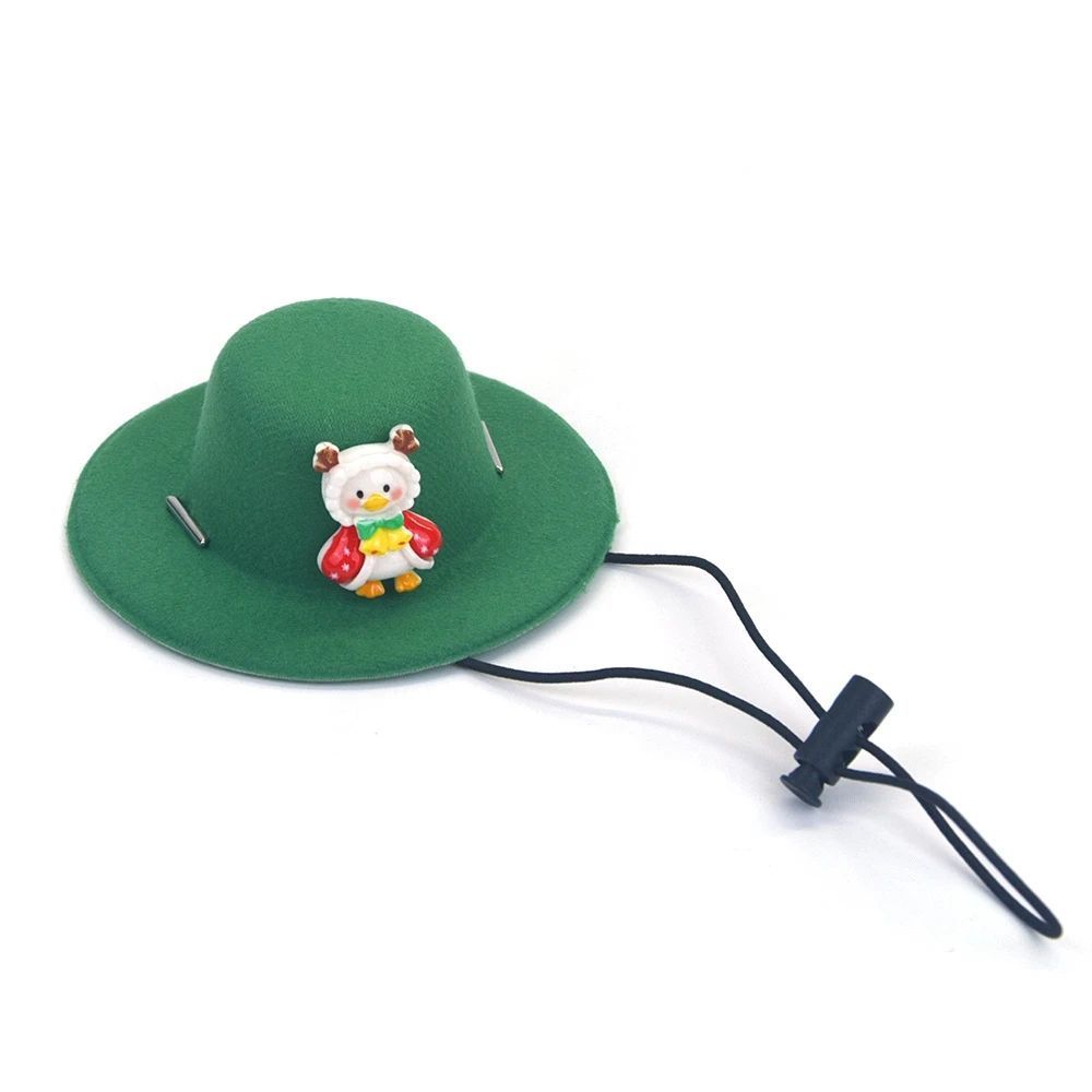Pet Christmas Hat Felt Cloth Soft Cute Decorate Cosplay Dog Clothing Accessories Cat Festival Grooming Hat Supplies New Year