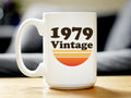 Vintage 1979 - Fun 47th Birthday Coffee Mug Gifts for Men & Women Turning 47 - Retro Coffee Cups