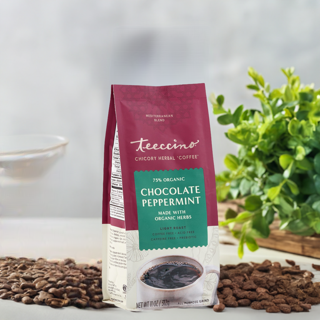 Chocolate Peppermint Chicory Herbal Coffee