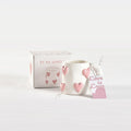 Peach Heart Ceramic Cup High Beauty Pink Girl Heart Mug Couple Water Cup Home Coffee Cup