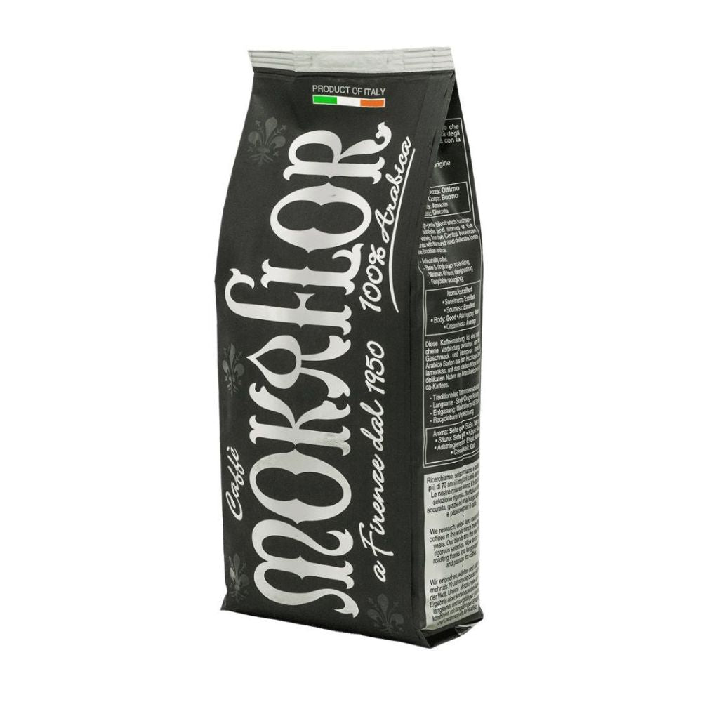 Mokaflor Nero 100% Arabica Whole Bean Coffee 2.2lb/1kg