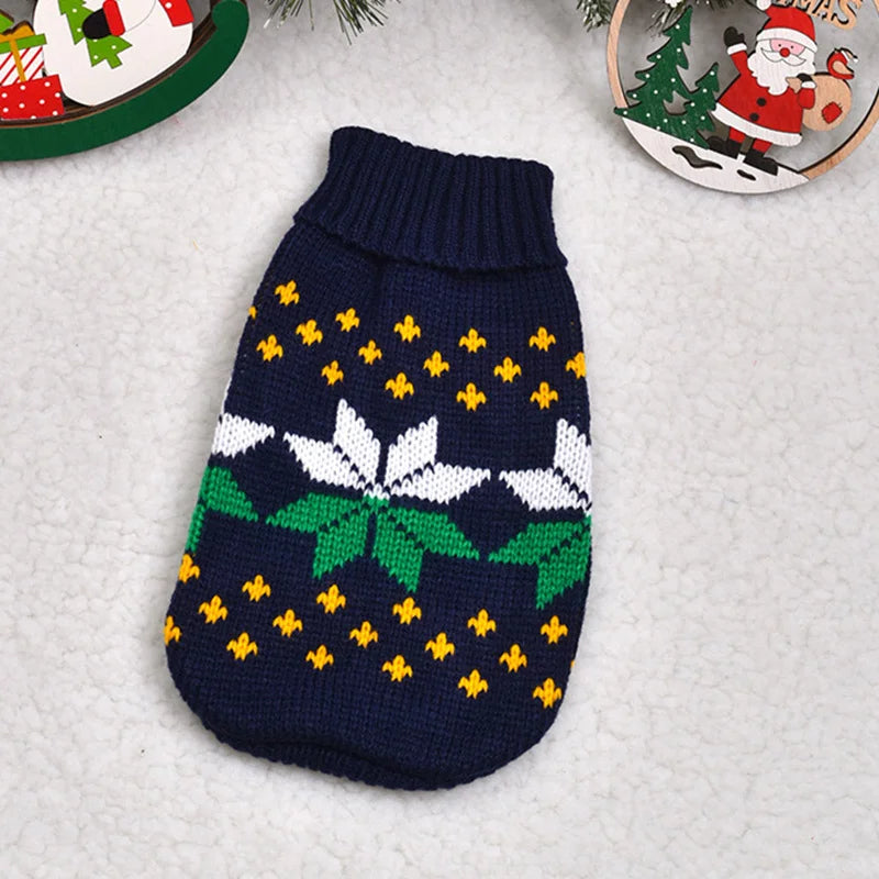 Christmas Cat Sweater Winter Warm Pet Costume for Cats Kedi katten Sphynx Clothing Mascotas Clothes for Dog Animals ropa de gato