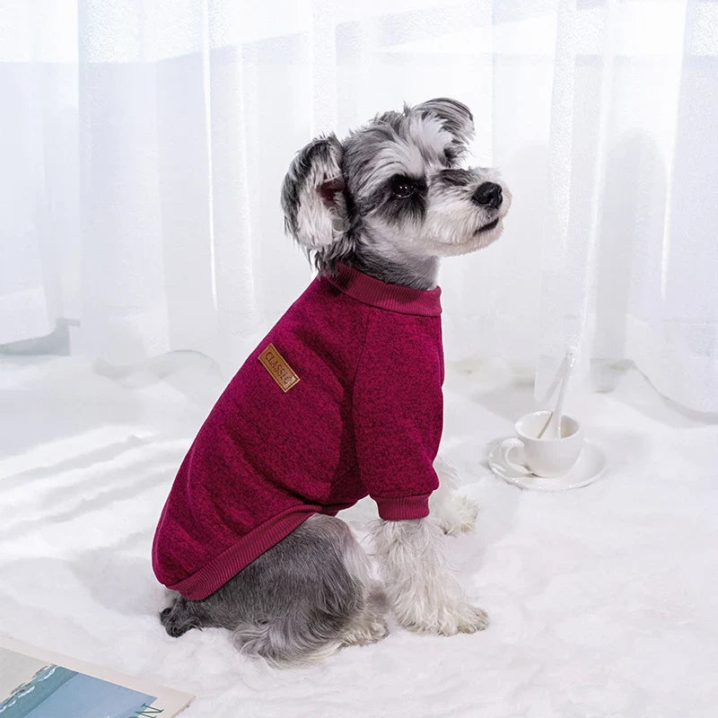 Cozy Fleece Winter Clothes for Small Dog Breeds