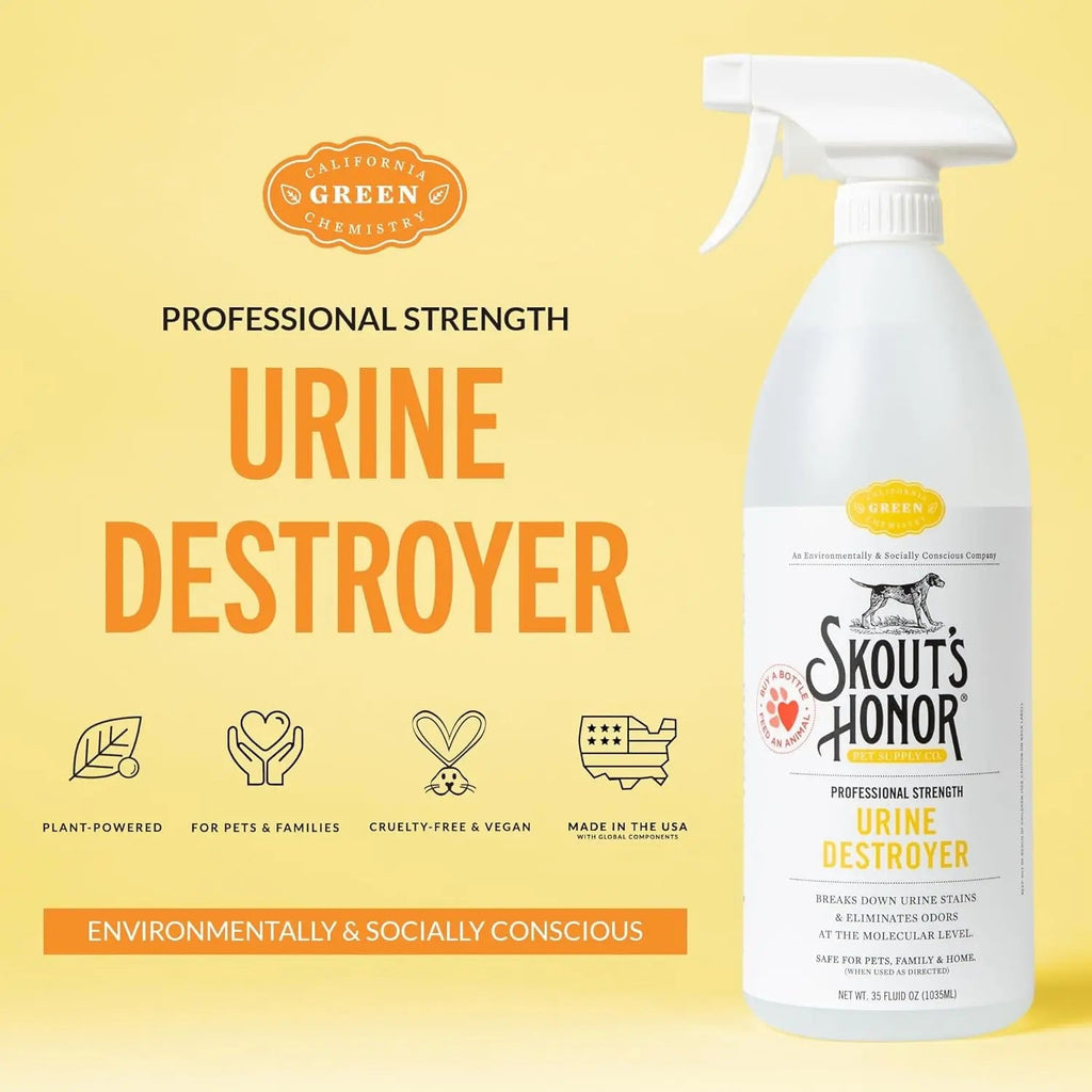 Skout's Honor Dog Urine Destroyer Carpet Cleaner 35oz Professional Strength