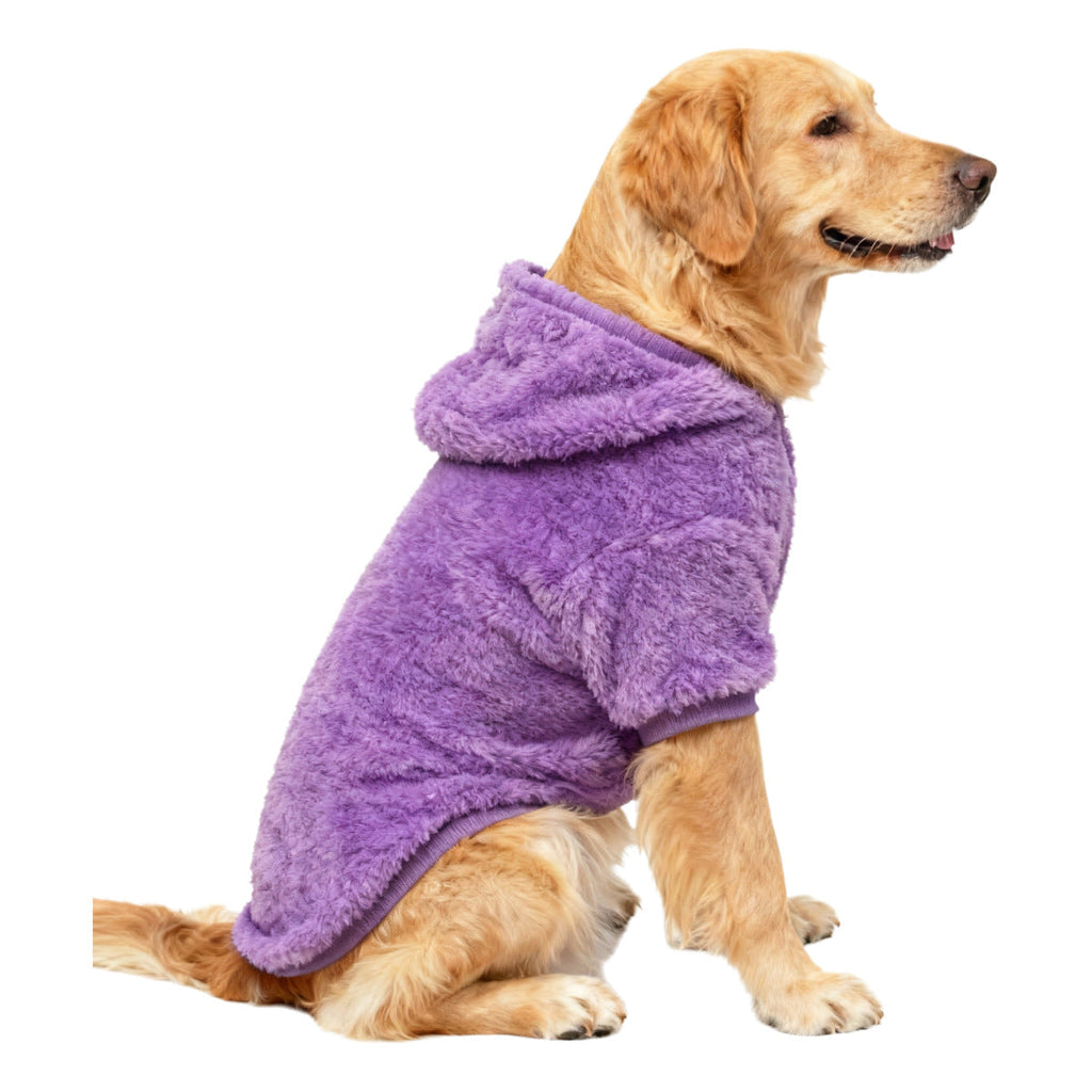 Warm Home Clothing For Medium To Large Dogs In Double-Faced Fleece