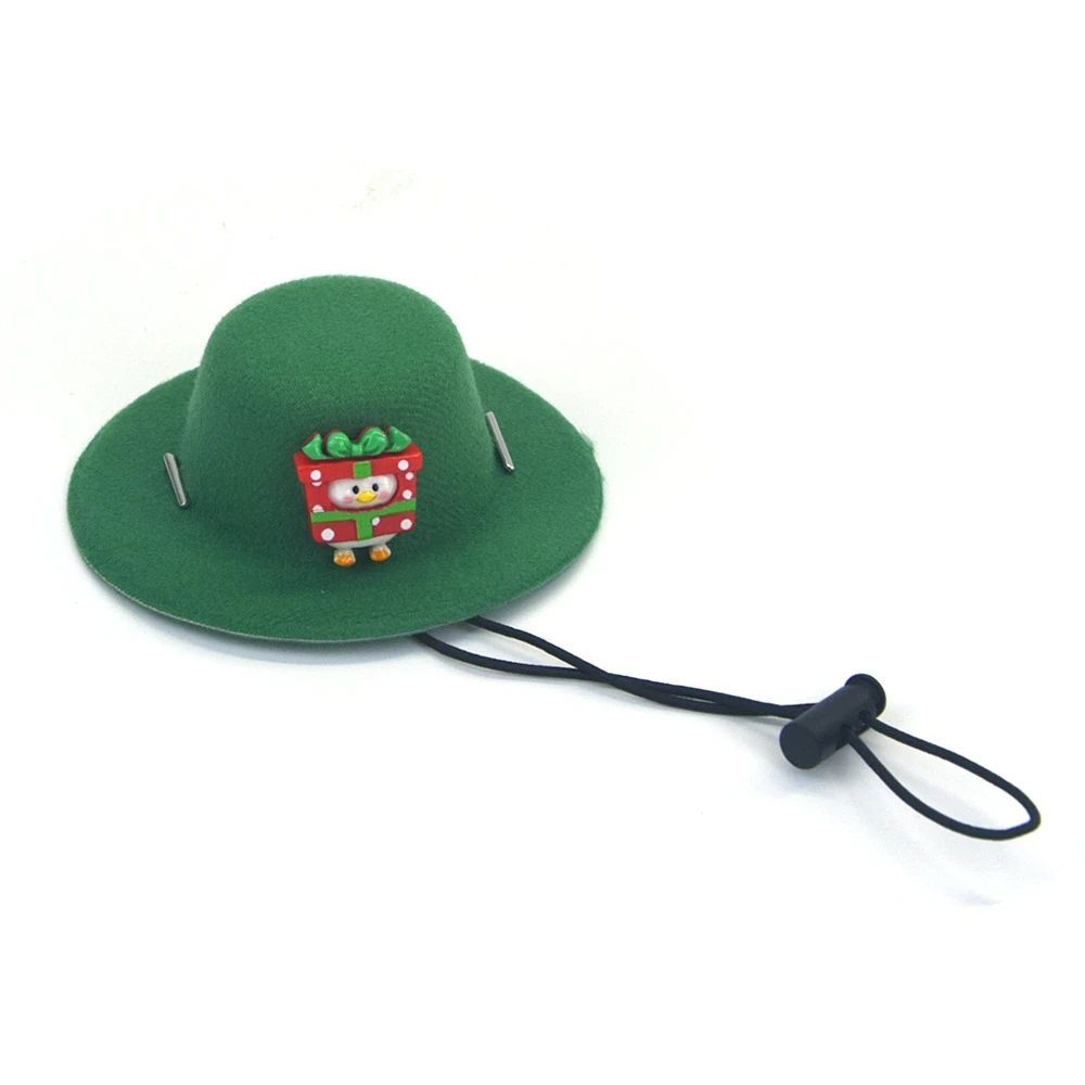Pet Christmas Hat Felt Cloth Soft Cute Decorate Cosplay Dog Clothing Accessories Cat Festival Grooming Hat Supplies New Year