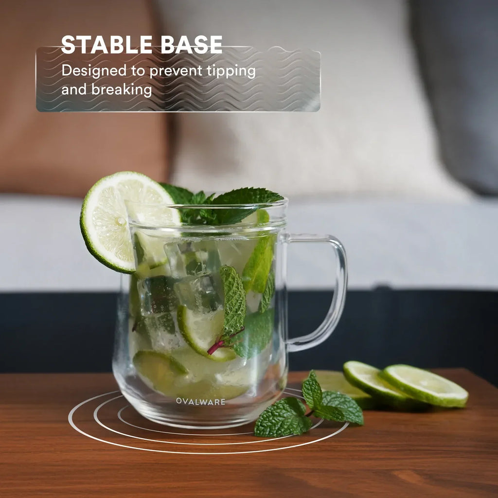 Double Wall Mug - 500ml/17oz (Set of 2)