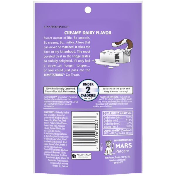 Temptations Creamy Dairy Cat Treats